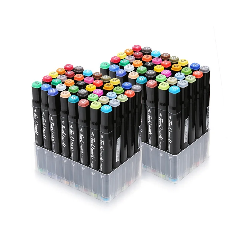 30/40 Slots Marker Pen Storage Holder Brush Pencil Rack Table Stand Organizer Multifunction Tool  office  painting supplies