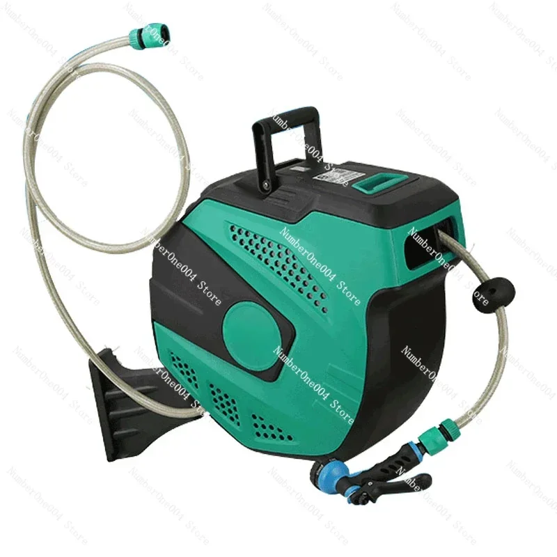 

Household Car Wash Hose Car Gardening Watering Automatic Contraction Telescopic Hose Reel Water Drum Multifunctional Water Gun