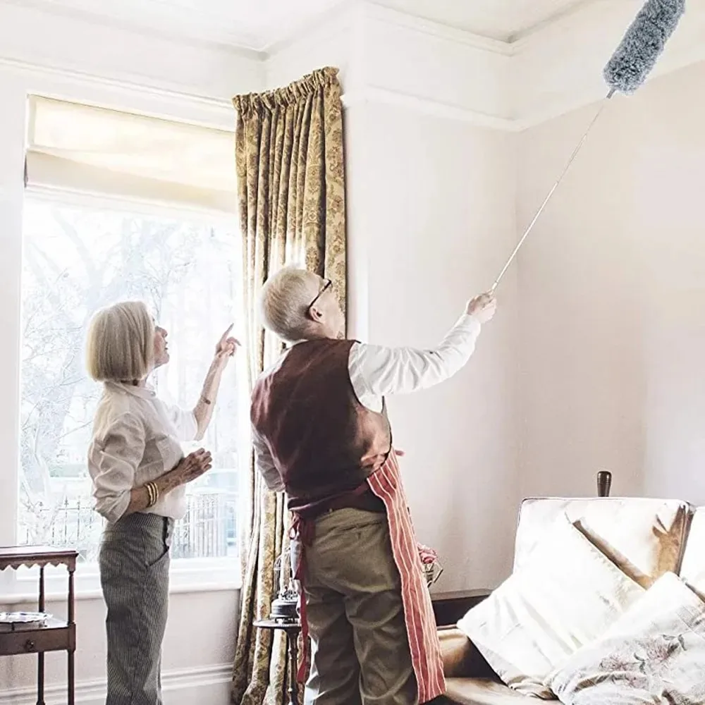 Microfiber Duster Cleaner Brush Long Extendable Dusters Telescopic Catcher Mites Gap Dust Removal Dusters Home Cleaning Tools