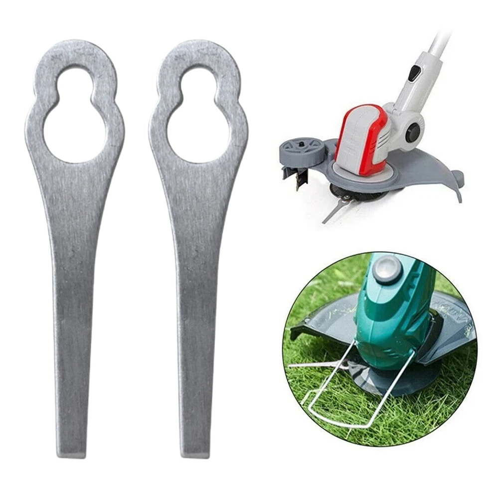 10-2pcs Lawnmower Blades Metal Grass Cutting Blade Practical Mowing Machine Blades Easy To Install Garden Power Tool Accessories