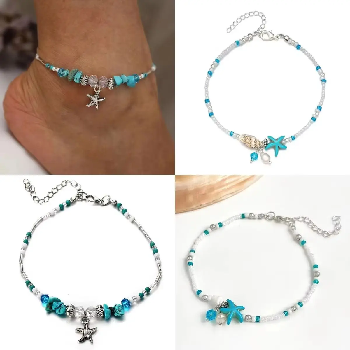 Женский-богемный-браслет-в-виде-морской-звезды-летний-пляжный-браслет-в-виде-черепахи-браслет-на-щиколотке-ручной-работы-цепочка-для-босиком-ювелирные-изделия-для-девочек