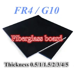 Black FR4 Fiberglass Sheet Glass Fibre Plate GFRP GF Board Black Epoxy Plate FR-4 Insulation and Anti-static Sheet