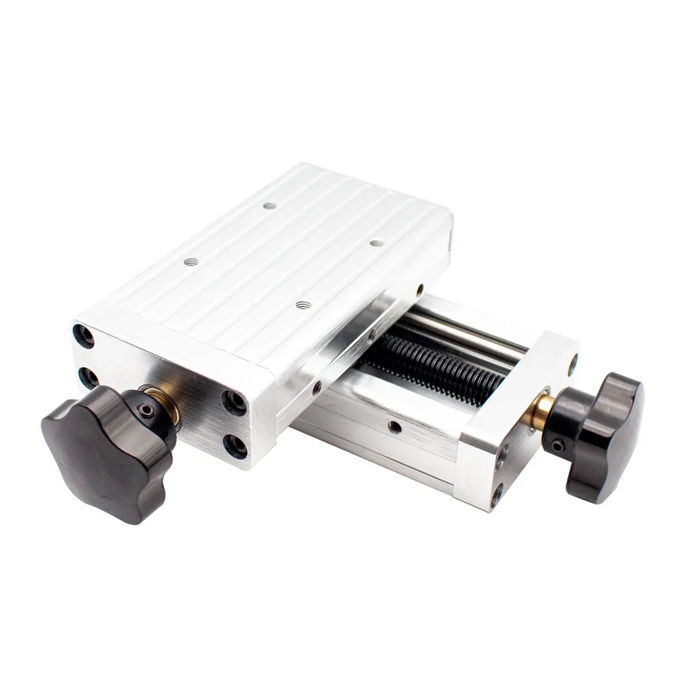 

60x60mm2D Manual Finetuning Cross Slider High Precision Screw Slide Table Linear Stage for Optical Positioning linear rail