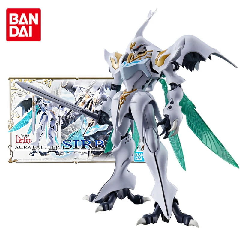 

Bandai Genuine Aura Battler Dunbine Anime Figure HG 1/72 Sirbine Collectible Model Anime Action Figure Toys for Children