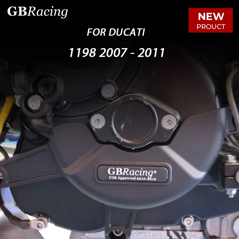 

GBRacing For 1198 Engine Cover Set 2007 - 2011 Secondary Alternator Cover Water Pump Cover 2007 Oil Inspection Clutch Cover 2007