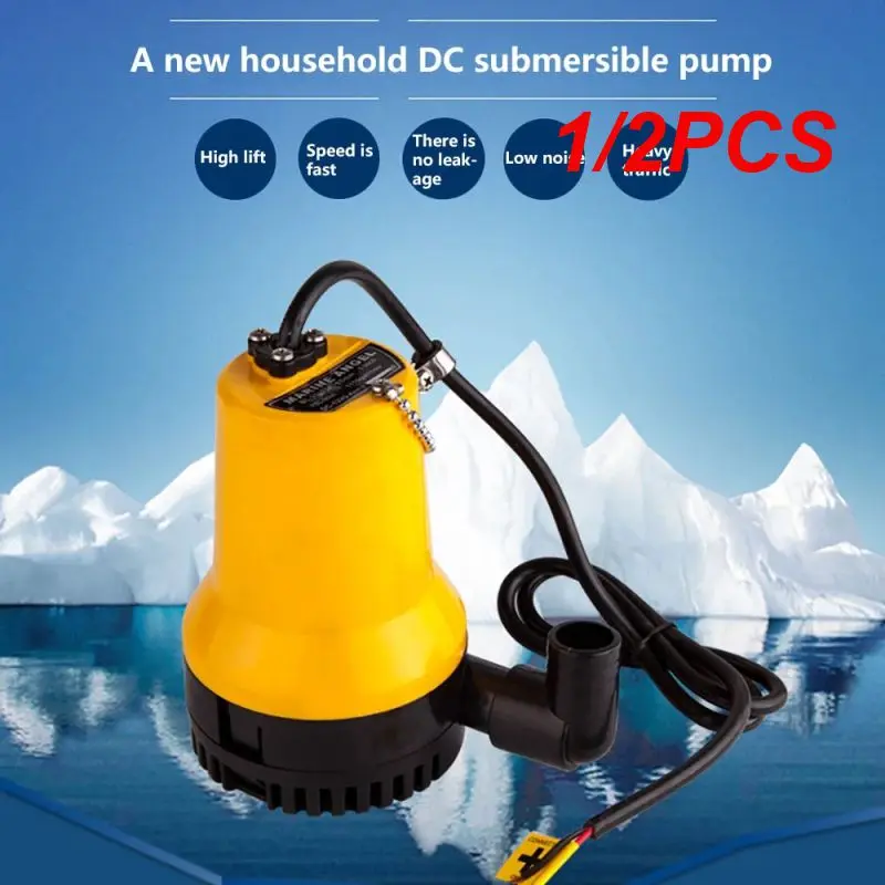 

1/2PCS Submersible Water Pump 12V 24V Bilge Pump Mini Cabin Drainage Pump Household Pumping Circulation Electric Pump