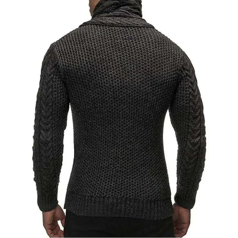2026 Winter Cardigan Men Wool Jackets Thick Cardigan Coats Mens Brand Clothing Knitted Sweatercoat Button Coat Male Sweater Top