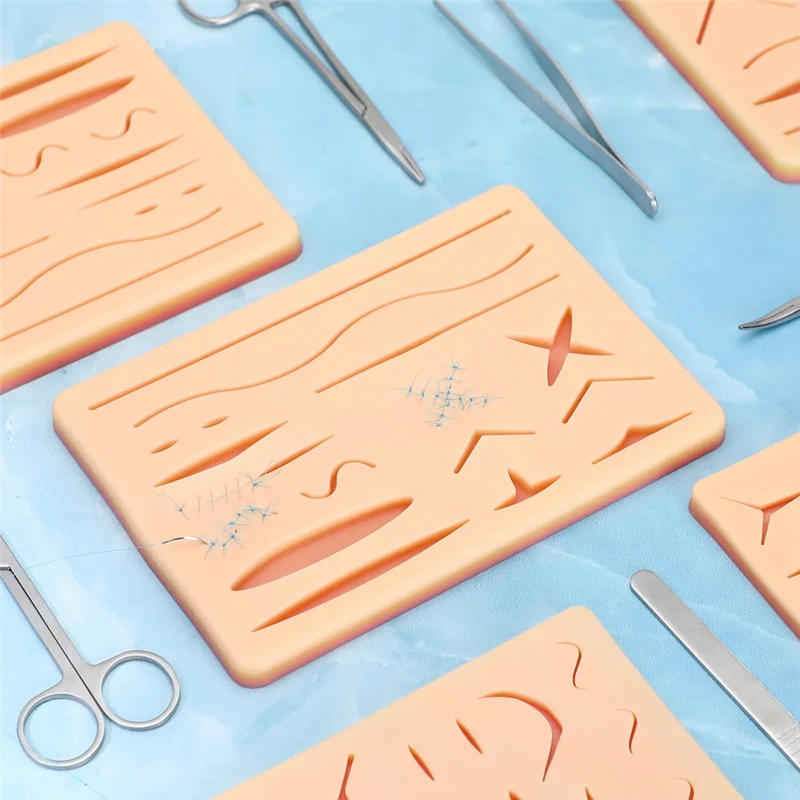 3 Pcs Suture Pad 3 Layer Suture Practice Pad With Wounds Suture Practice For  And Vet Students Practice