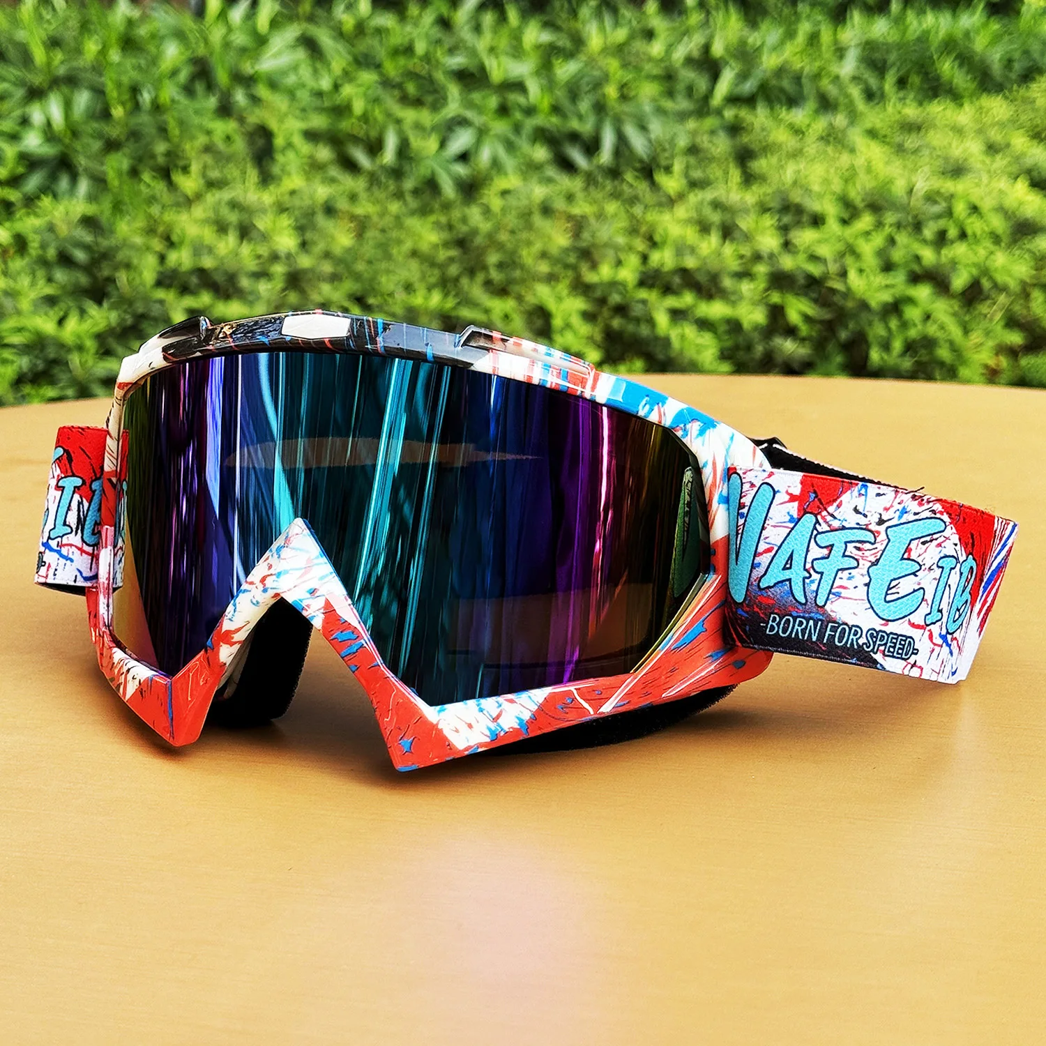 نظارات للدراجات النارية على الطرق الوعرة للجنسين، عدسات عالية الوضوح، نظارات دراجات نارية مضادة للضباب، نظارات ركوب الخيل، دراجة نارية MX للطرق الوعرة