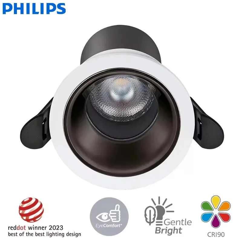 Philips LED Recessed Light RS350 G2 Spotlight 7W D75 220V-240V 3000K 4000K 6500K White 24D 36D Beam Angle LED Celling Lamp
