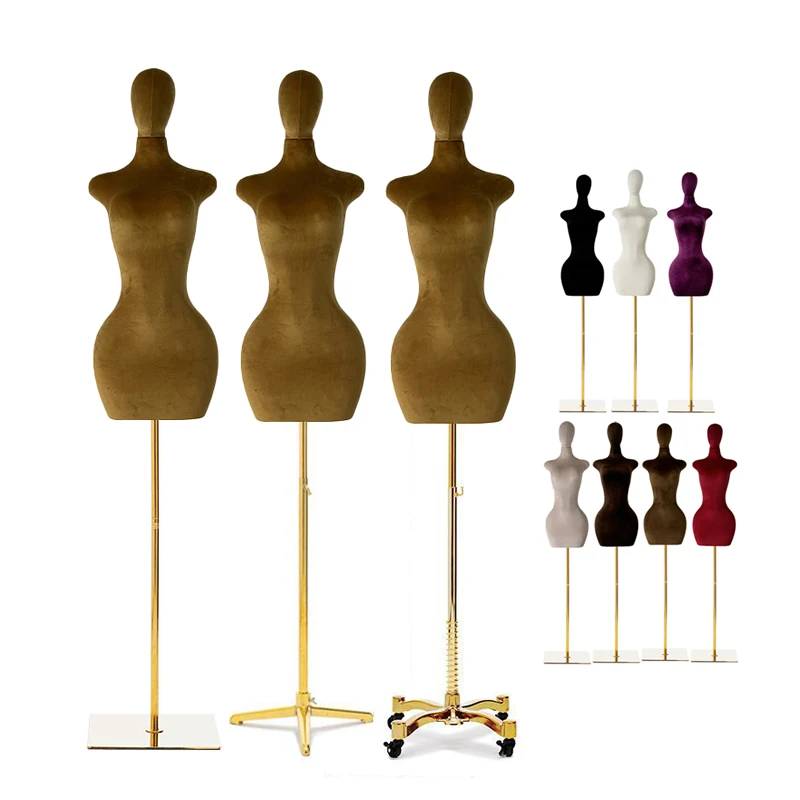 

Boutique Half Body Dress Plus Size Velvet Mannequin Foam Big Hips Big Boobs Breasts Upper Body Curvy Female Mannequin