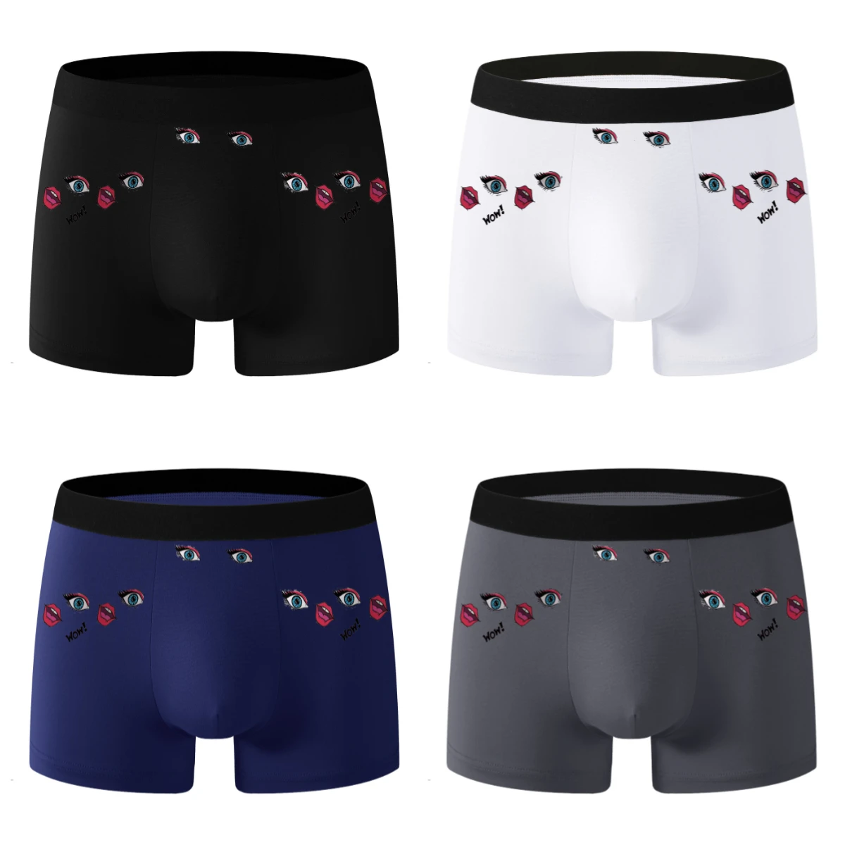 

The new close-fitting printed four-corner shorts are essential underwear for men in 2025, comfortable and of high quality