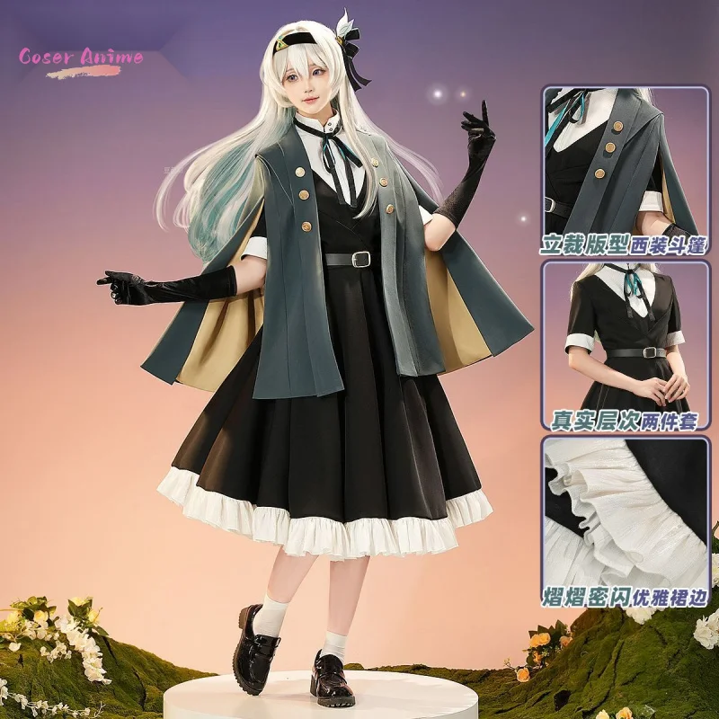 

【Coser】Game Honkai: Star Rail Firefly Cosplay Costume Uniform Halloween Carnival Party Christmas Play Role Clothes Clothing