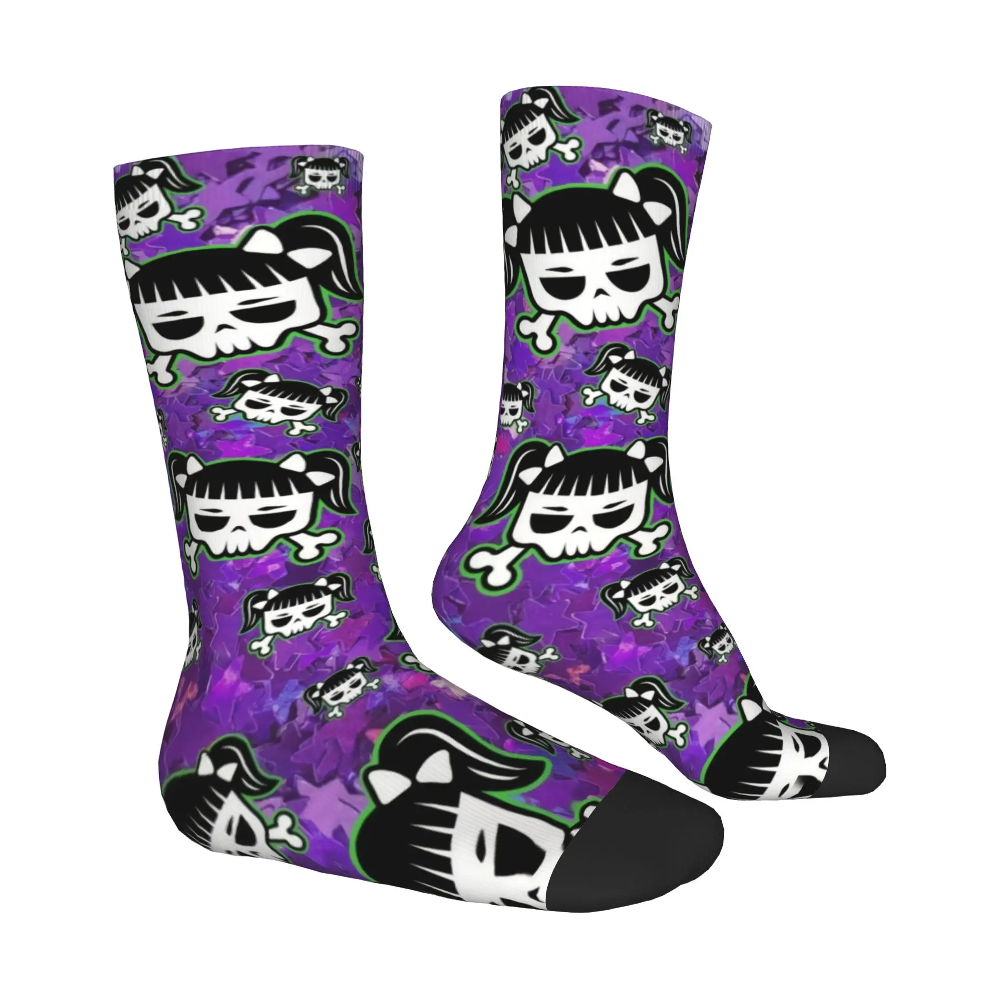 Funny C-Cazzus Argentine rapper Cartoon  Socks Men Women Warm 3D Printing  Sports Football Socks