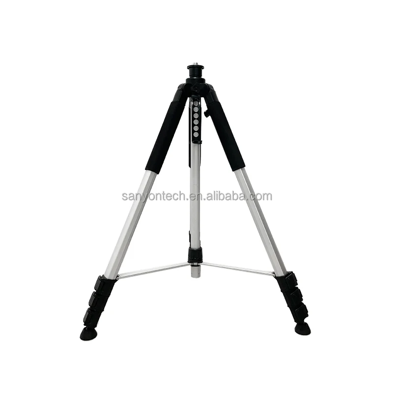 Hot Sale 2.4 Meter Aluminum Surveying Tripod Laser Level Adjustable with Quick Clamp and Strap Light Duty Tripod Stand CET-24