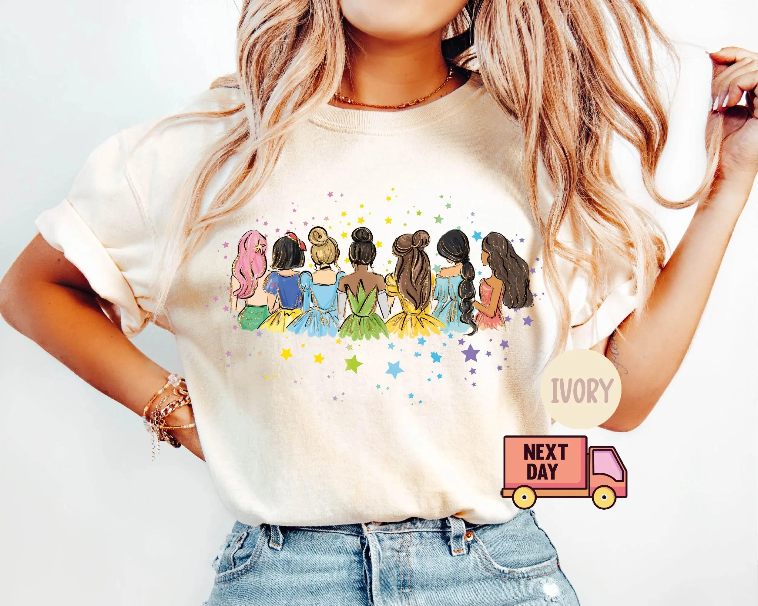 2026 Hot Selling Fashion New Personalized Dixie Princesses' Back Pattern Design Round Neck 3D Printed Casual T-shirt Large Size