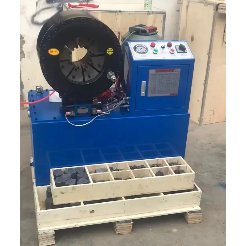 The Best-selling Hydraulic Hose Press 3-inch 4-wire Rubber Brake air Conditioning Hose Press for Excavator Maintenance