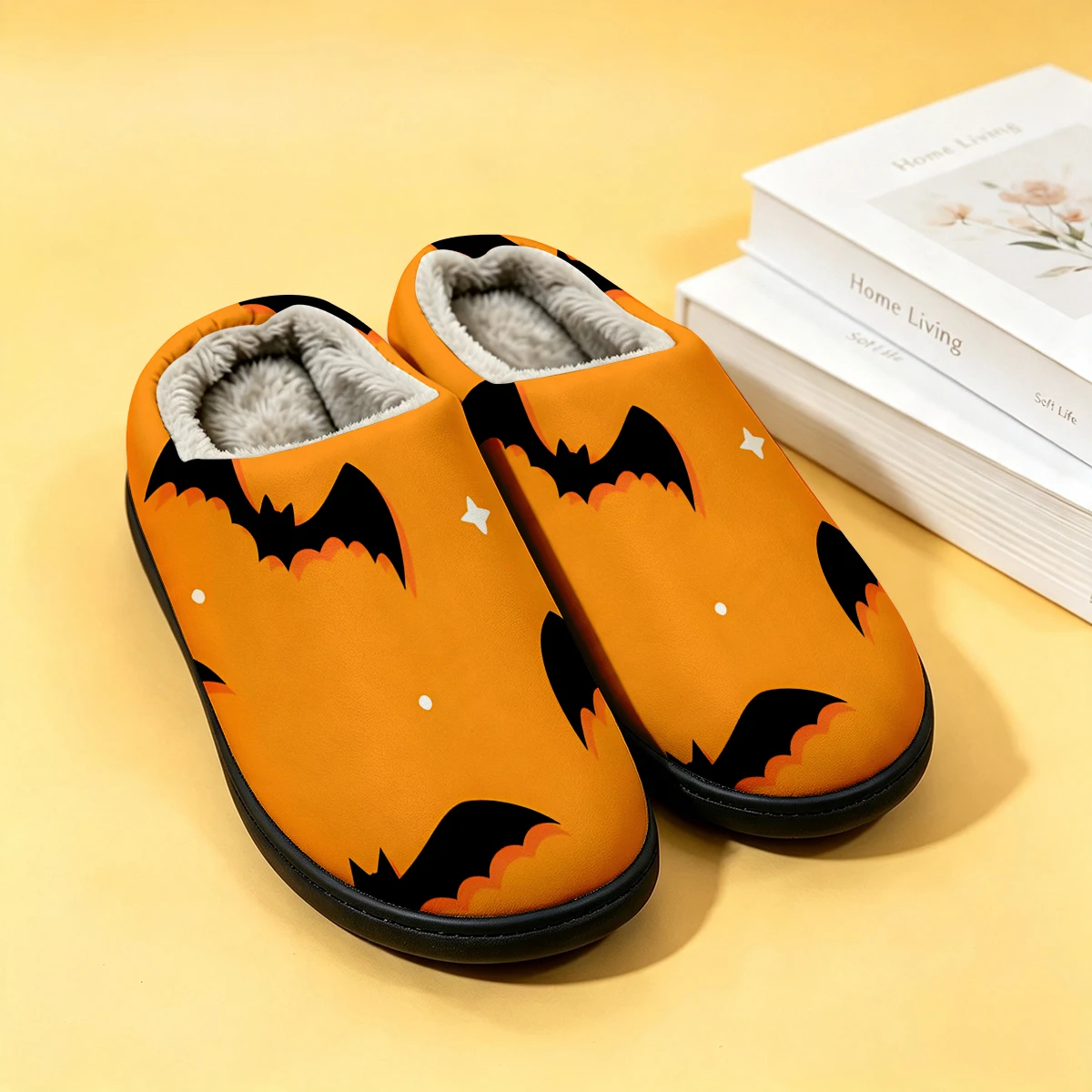 Orange Bats White Stars Women' - Men Shoes For Winter ulasan dan harga