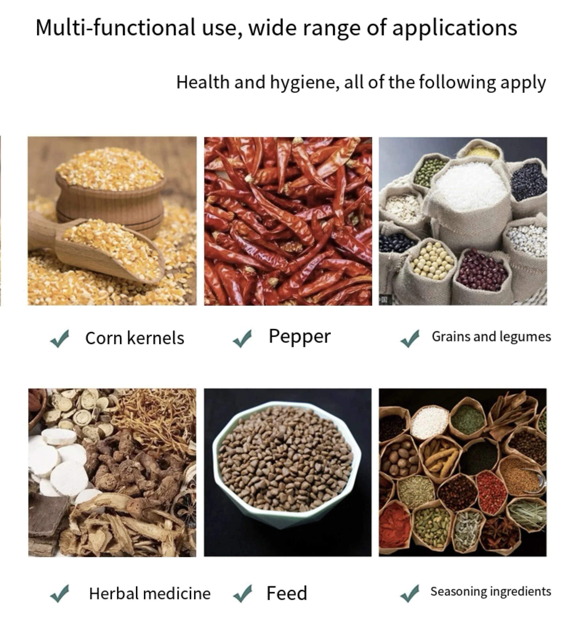 Claw Mill Grinding Machine Feed Grinder Maize Mill Grinding Milling Machine