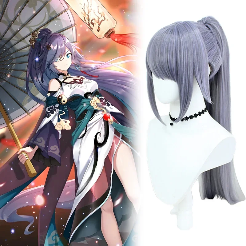 カニ-コスプレに最適な変装アクセサリー,大人の女性のための3つの衣装,青,長い髪,ヘアアクセサリー,ハロウィーンのパーティーアクセサリー