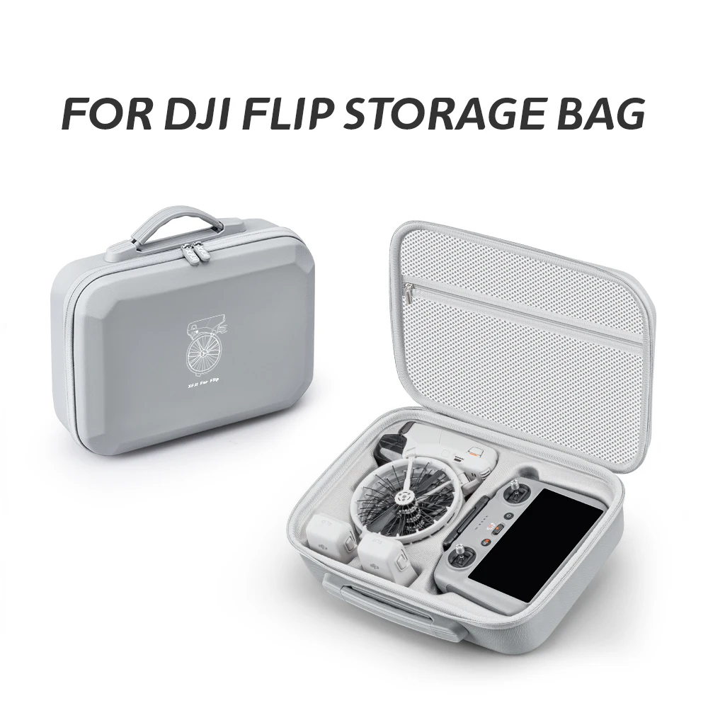 

Портативный чехол для DJI Flip Hard Shell Box, дорожная сумка для хранения из искусственной кожи, противоударный чехол, водонепроницаемая защита, аксессуары для дронов