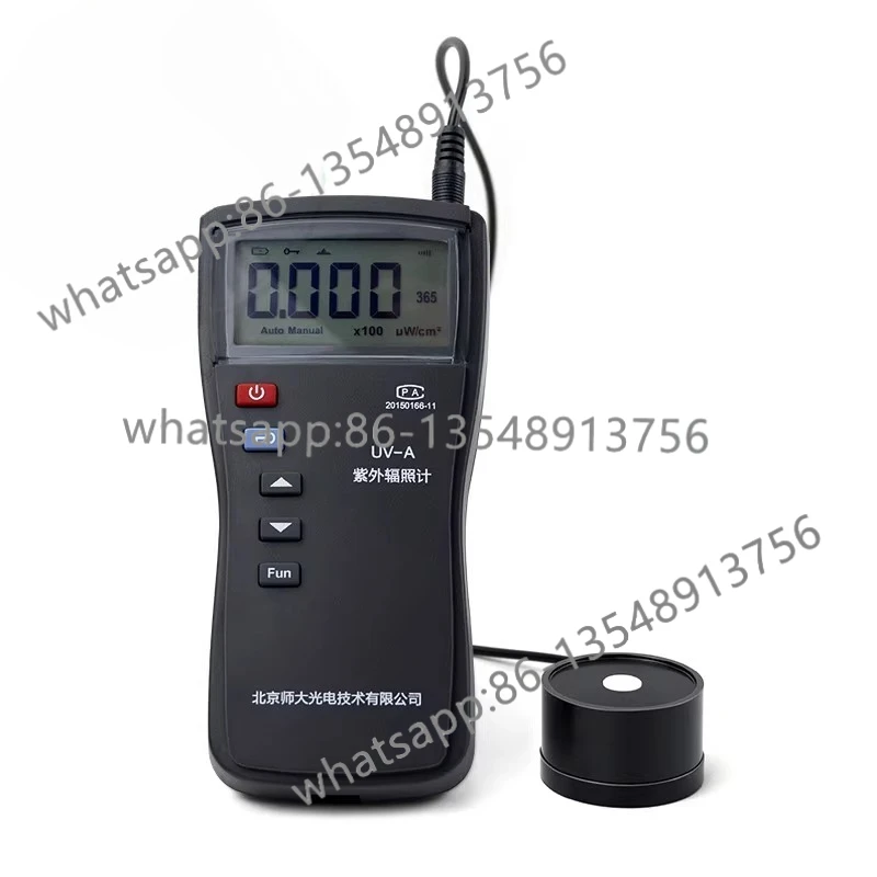 

Multifunctional single/dual channel UV-A UV radiometer 365nm UV analyzer