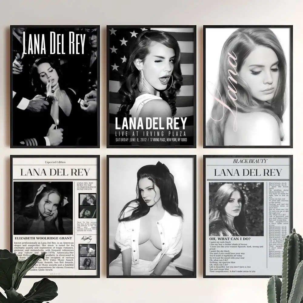 Singer L-Lana Del Rey Poster, High Quality Print