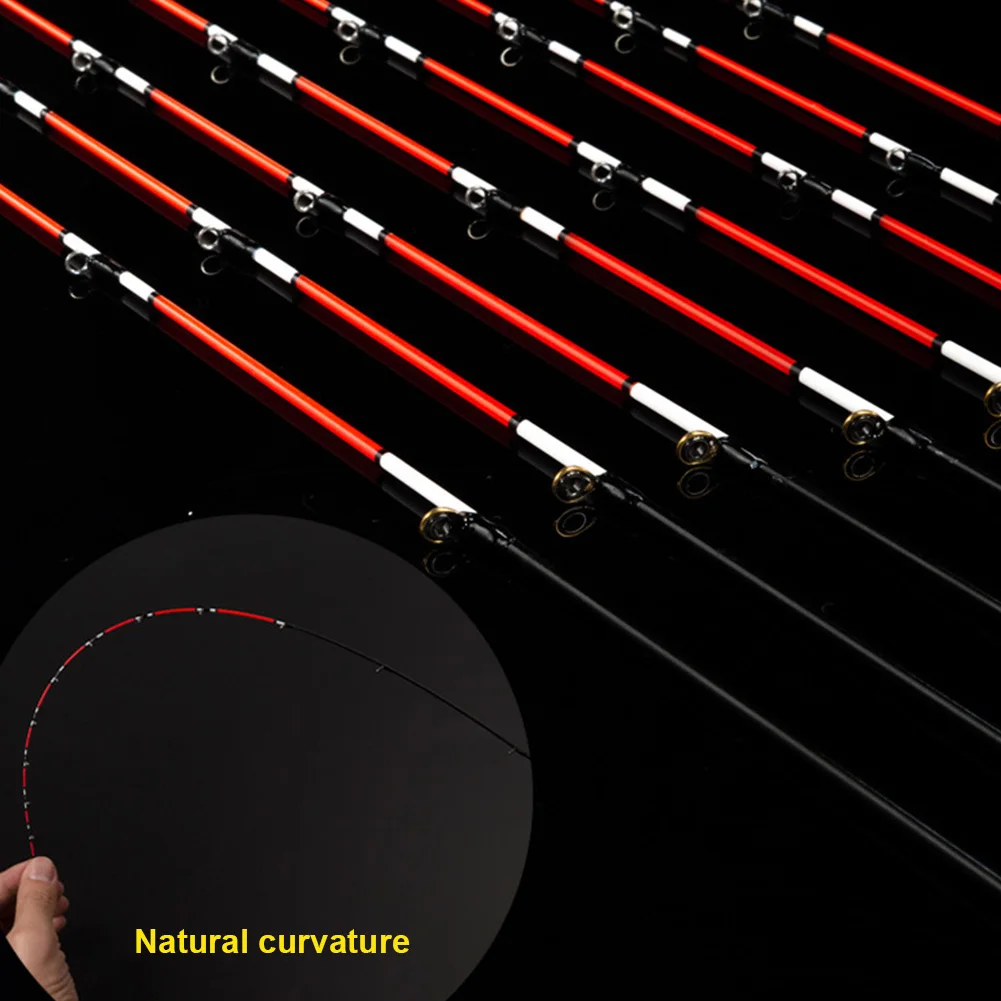 55 سنتيمتر نصف كامل سبائك التيتانيوم طوف عصا تلميح القطب ليلة قصبة صيد خشبية تجديد تلميح استبدال الصيد رود تلميح