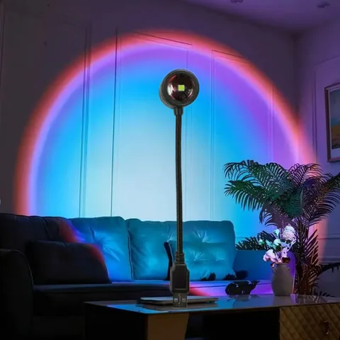 Rainbow Sunset Projection Lamp