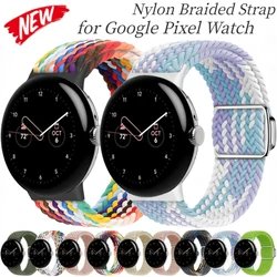 Nylon geflochtenes Armband für Google Pixel Watch 2-Band Ersatzgürtel Stoff Armband Armband für Pixel Watch Correa Zubehör