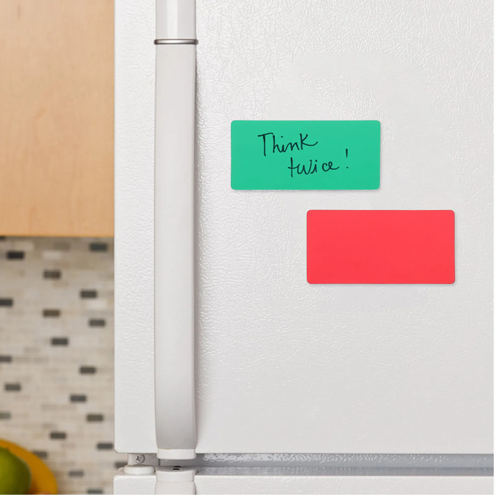 

10Pcs Magnetic Dry Erase Labels Colored Writable Memo Tags for Fridge Whiteboard Chore Board Name Tag Classification Use