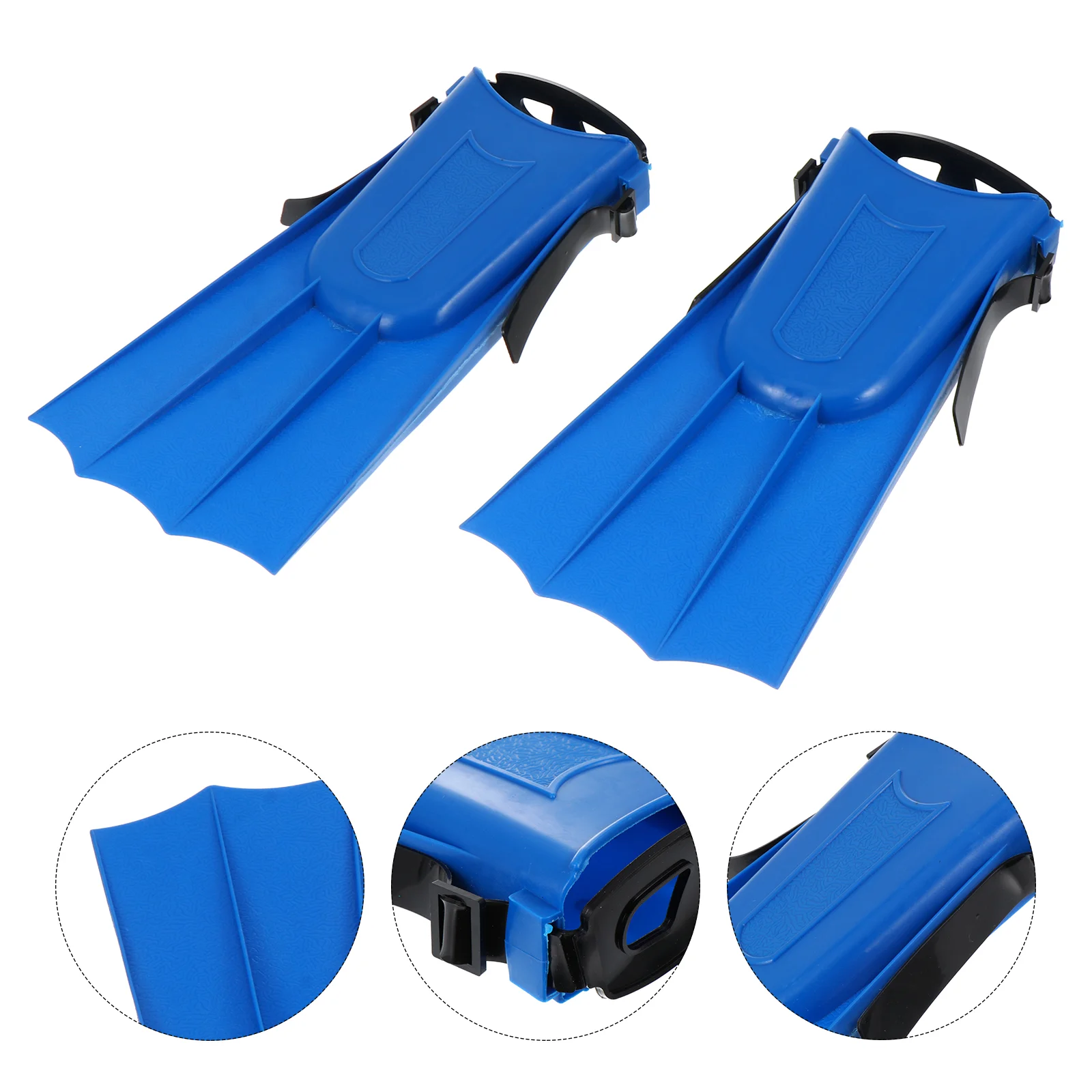 Adult Swim Flippers Rubber Unisex Short Training Diving Equipment Ergonomic Foot Non Design Flexible Fins Blades