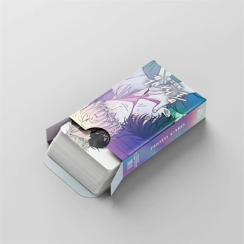 New Seaside Night Peripheral Laser Card 55 Keychains, Plaques, Badges, Gifts, Korean Comics