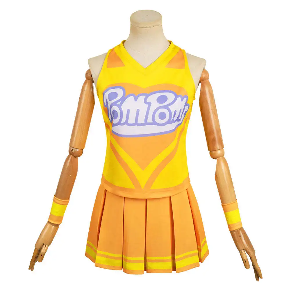 Anime Na-Nare Cosplay Costume pour filles et femmes, Hana-Nare Anna Aveiro, uniforme d'équipe de pom-pom girl, olympiques de fête d'Halloween, jeu de plis