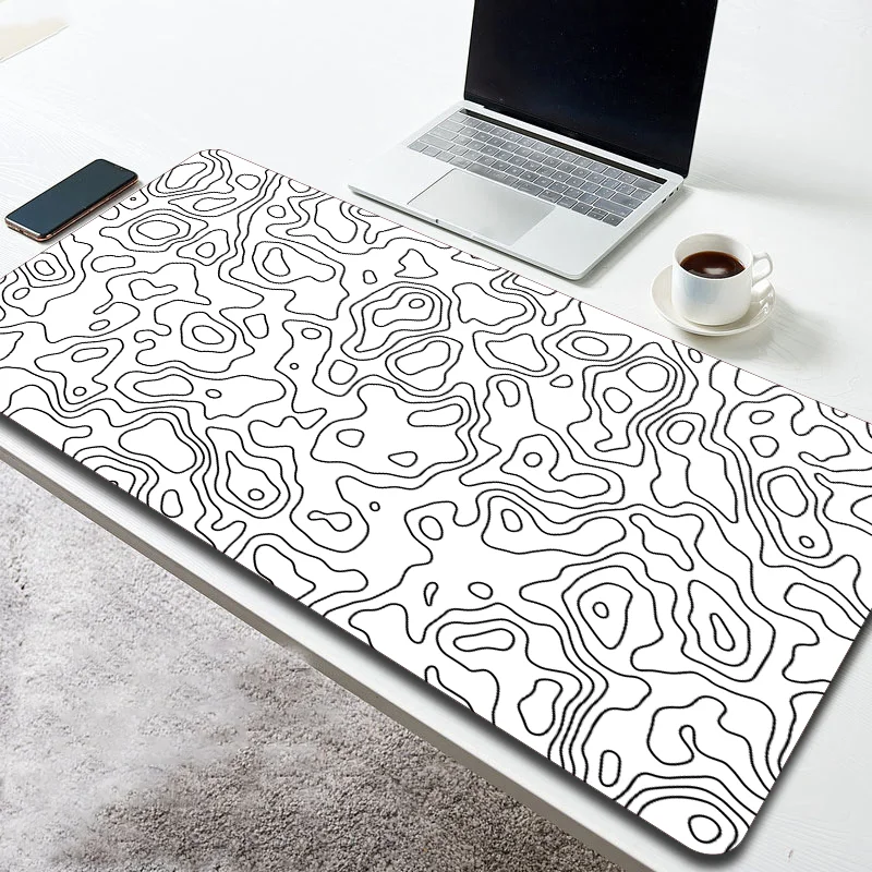 

GuJiaDuo Minimalism Abstract Art Mouse Pad Notebook Keyboard Waterproof Non-slip Contracted Mousepad Gamer Stuff Accessories Rug