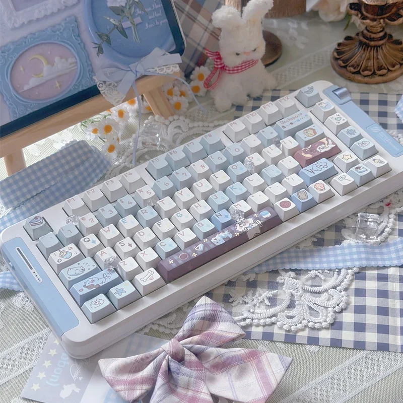 

95-клавишные милые мини-клавишные колпачки, раскладки ключей 61-84