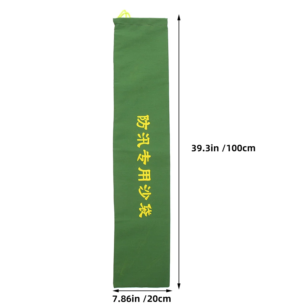 2Pcs Reusable Flood Barriers Heavy Duty Canvas Sandbags for Flooding Protection Water Blocking Barrier for Basement Elevator