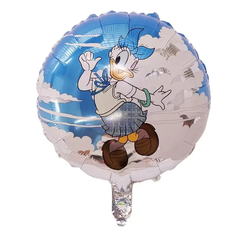 بالونات ديزني دونالد داك فويل، مستلزمات حفلات ميكي للأطفال، بالونات تزيين لحفلات أعياد الميلاد السعيدة، هدايا للأطفال #6