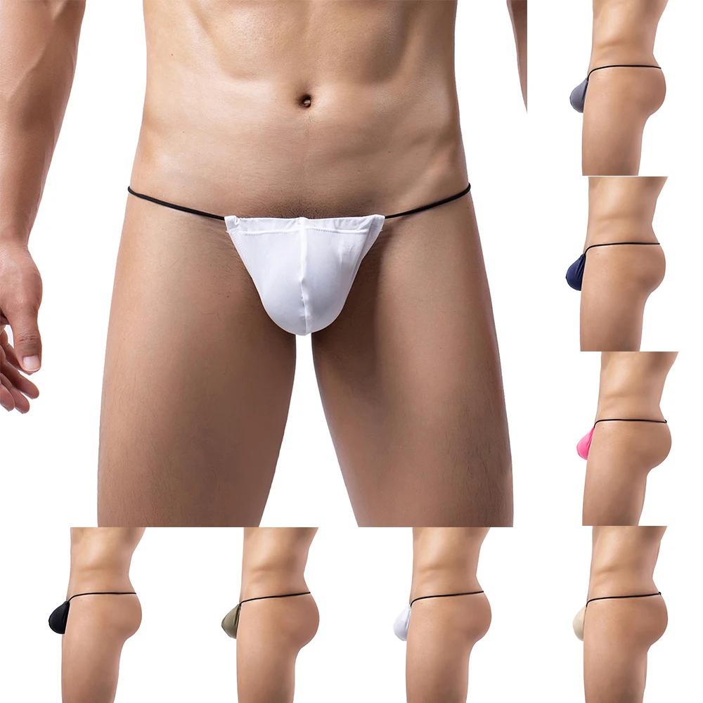 الراحة حزام مطاط السروال مثير وتنفس الرجال \\\'s منخفضة الخصر G سلسلة بيكيني سراويل داخلية ثونغ ملخصات