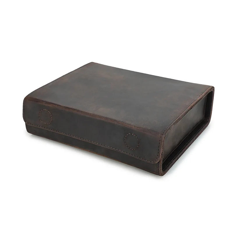 

Rectangle glasses case four packs, handmade magnetic buckle travel glasses storage box