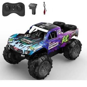 2.4G Remote Control Off Road Vehicle 1/14 4WD RC Rock Crawler Car Q205 Amphibious Waterproof Pickup Truck 360 Rotation RTR Toy