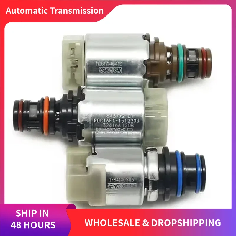 لينكولن Mkc فورد فوكس إسكيب درايفترين 6f35 ناقل حركة أوتوماتيكي قطع غيار السيارات 7 مجموعة صمامات الملف اللولبي #4