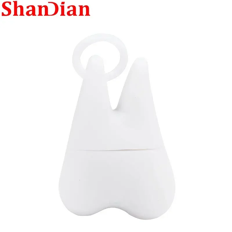 SHANDIAN 이빨 만화 USB 플래시 드라이브, 엄지 메모리 스틱, 32GB, 16GB 100% 실제 용량 U 디스크, 8GB, 64GB, 어린이 선물
