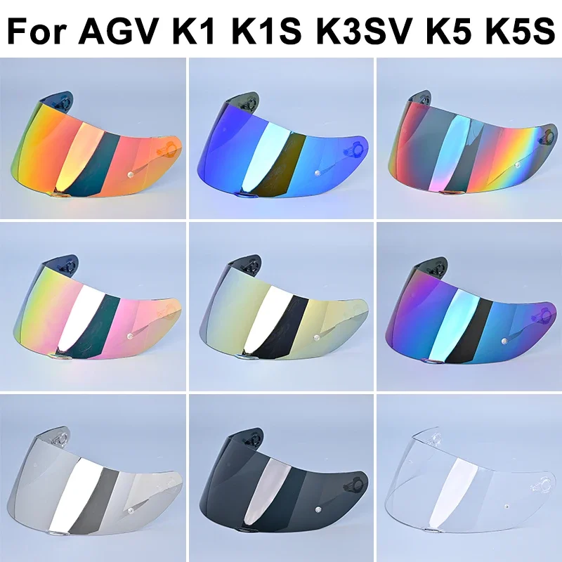 

K5 Helmet Visor Shield for AGV K3SV K1 K5 K5S High Strength Sunscreen Capacete Windshield Uv-cut Lens Casco Moto Accessories