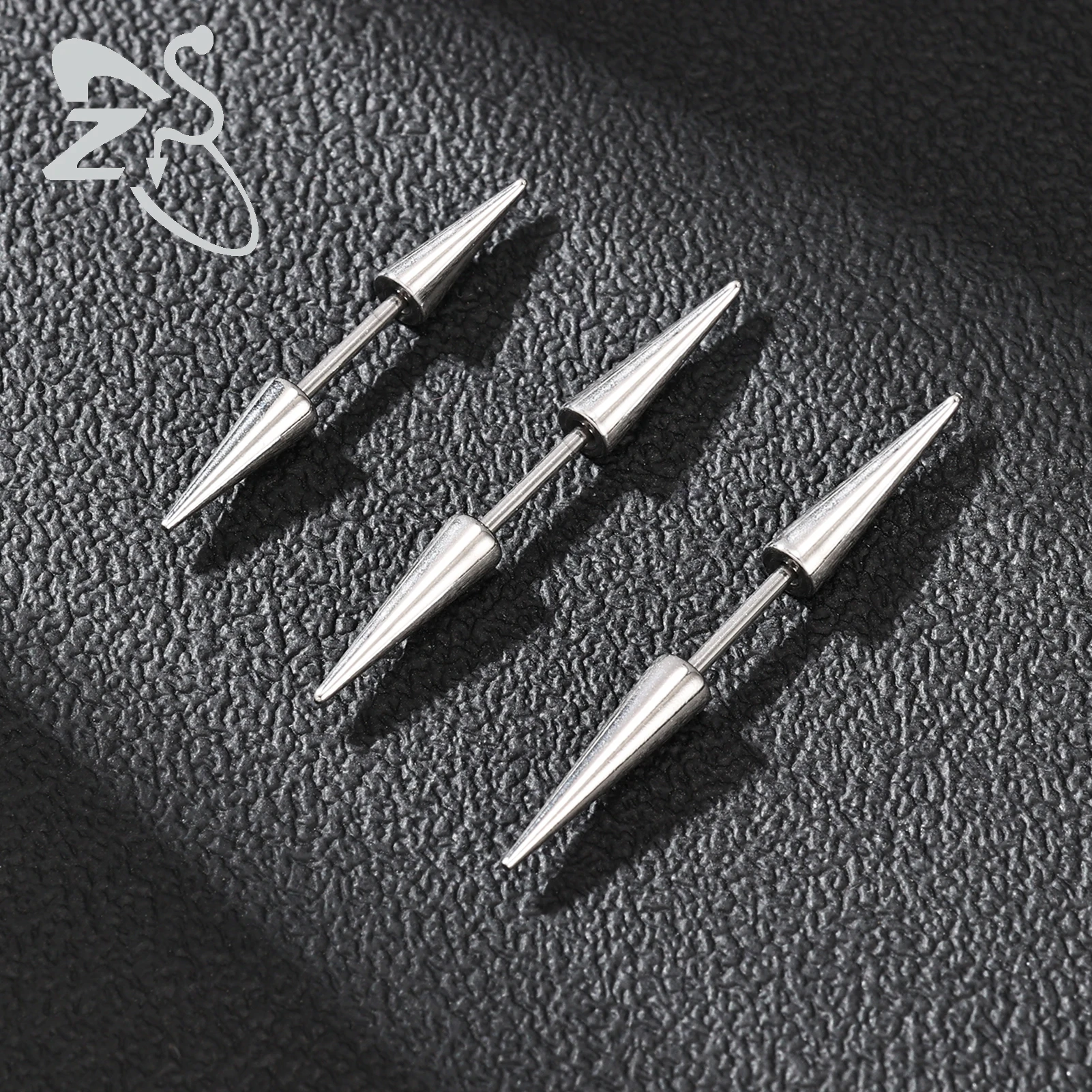 ZS 10Pcs/lot 16G Stainless Steel Curved Barbell Eyebrow Ring External Thread Eyebrow Stud Silver Color Daith Piercing Jewelry