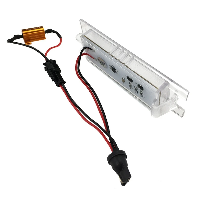 2Pcs Car LED License Plate Light For Vauxhall Opel Corsa C D Astra H J Insignia LED License Number Plate Light-AD39 - view 4