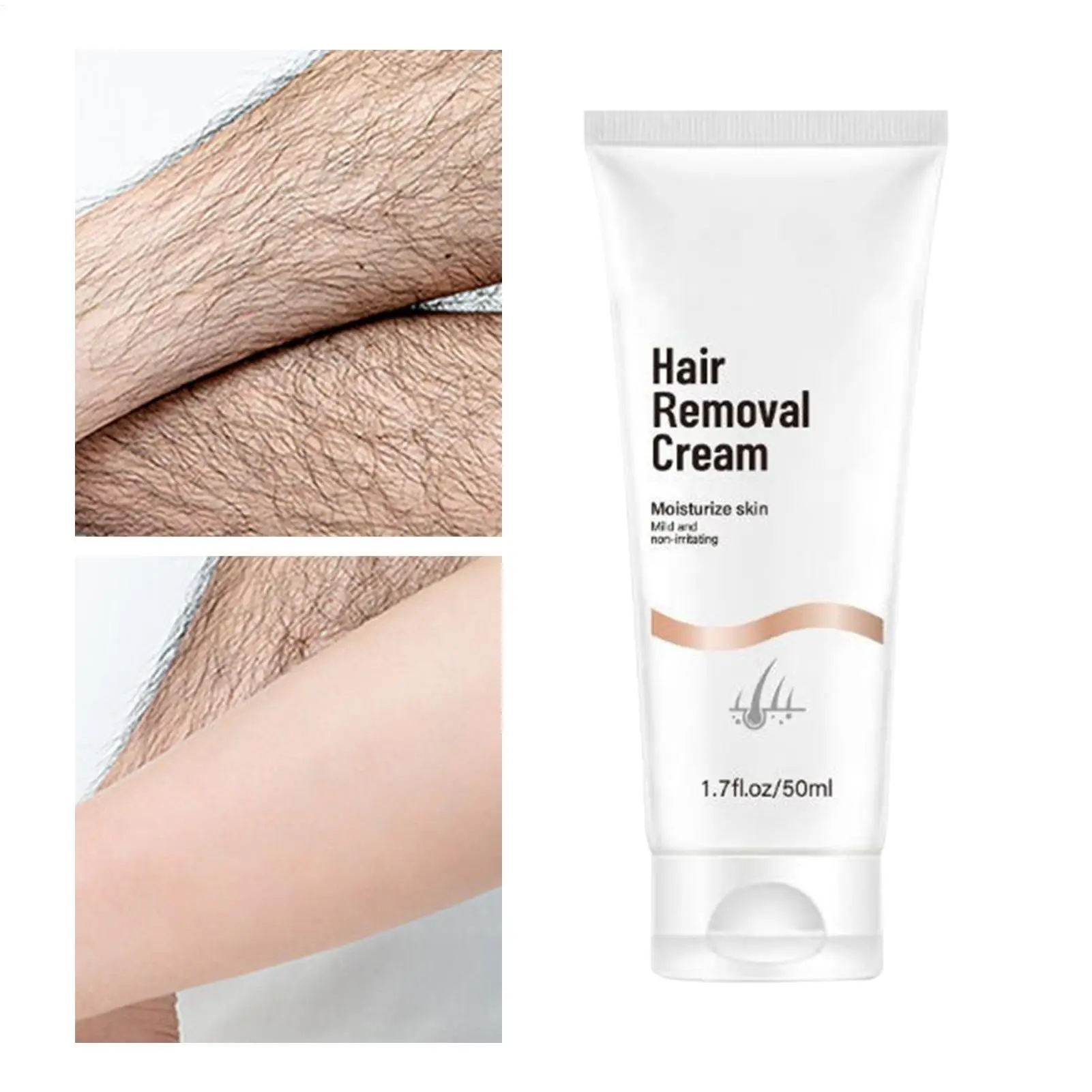 50ml Gentle non-irritating Women's Hair Remover Cream Painless Hair Growth Inhibitor Arm Armpit Legs Permanent Depilatory