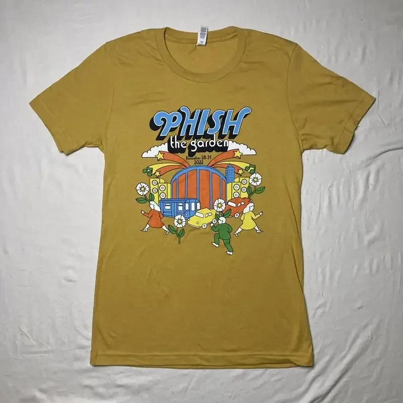 Phish The Garden 2022 Concert Tour T Shirt S 5Xl Cotton El866