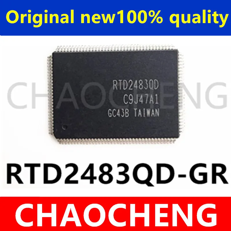 (1-2pce)100% New original RTD2483QD-GR RTD2483QD TQFP128 Chipset