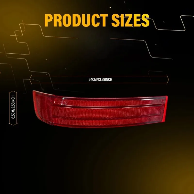 Car Rear Fog Bumper Reflector Light 1648201174 1648201274 For Mercedes-Benz GL Class X164 GL320 GL450 GL550 2006 2007 2008 2009